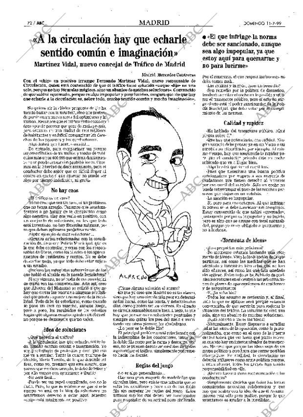 ABC MADRID 11-07-1999 página 72