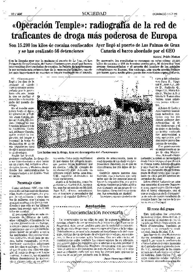 ABC MADRID 11-07-1999 página 80