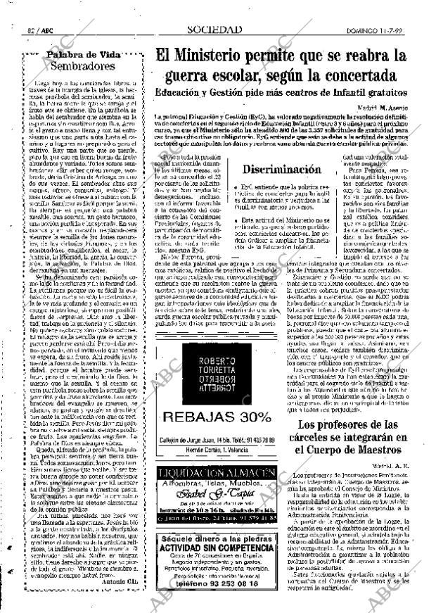 ABC MADRID 11-07-1999 página 82