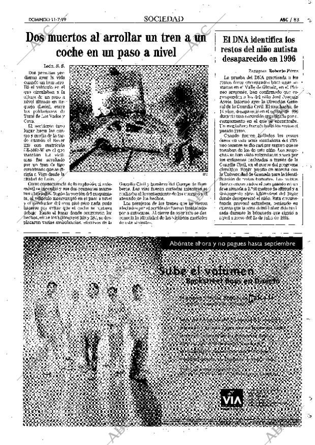 ABC MADRID 11-07-1999 página 83