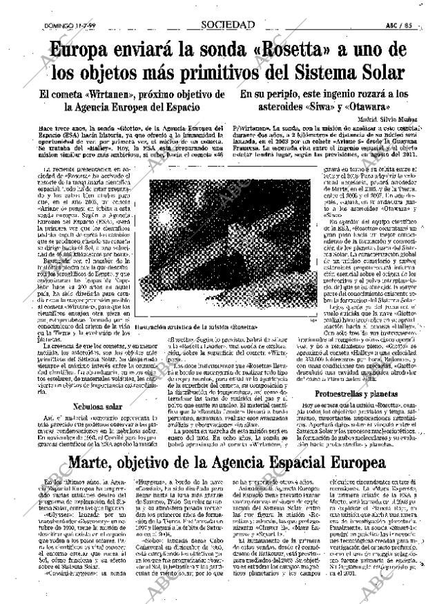 ABC MADRID 11-07-1999 página 85