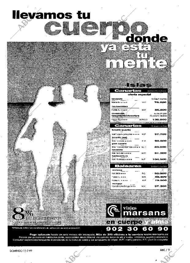ABC MADRID 11-07-1999 página 9