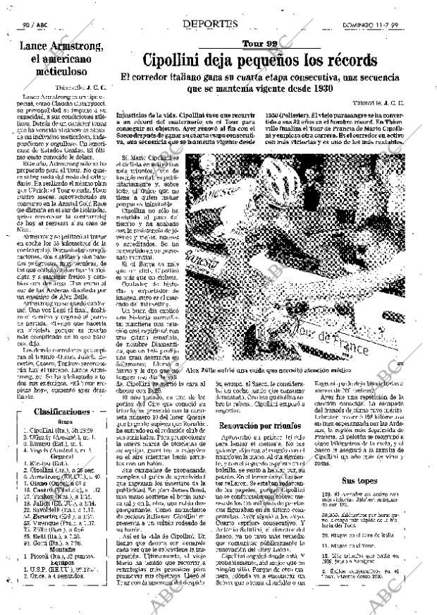ABC MADRID 11-07-1999 página 90