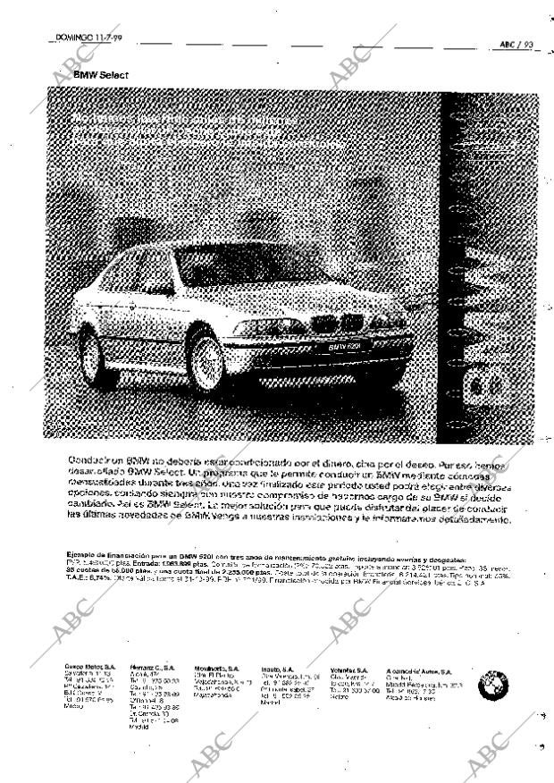 ABC MADRID 11-07-1999 página 93