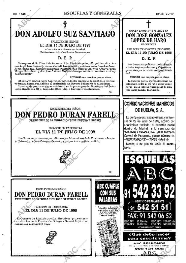 ABC MADRID 12-07-1999 página 106