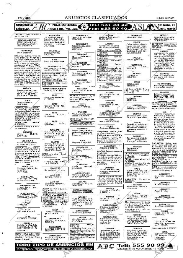 ABC MADRID 12-07-1999 página 122