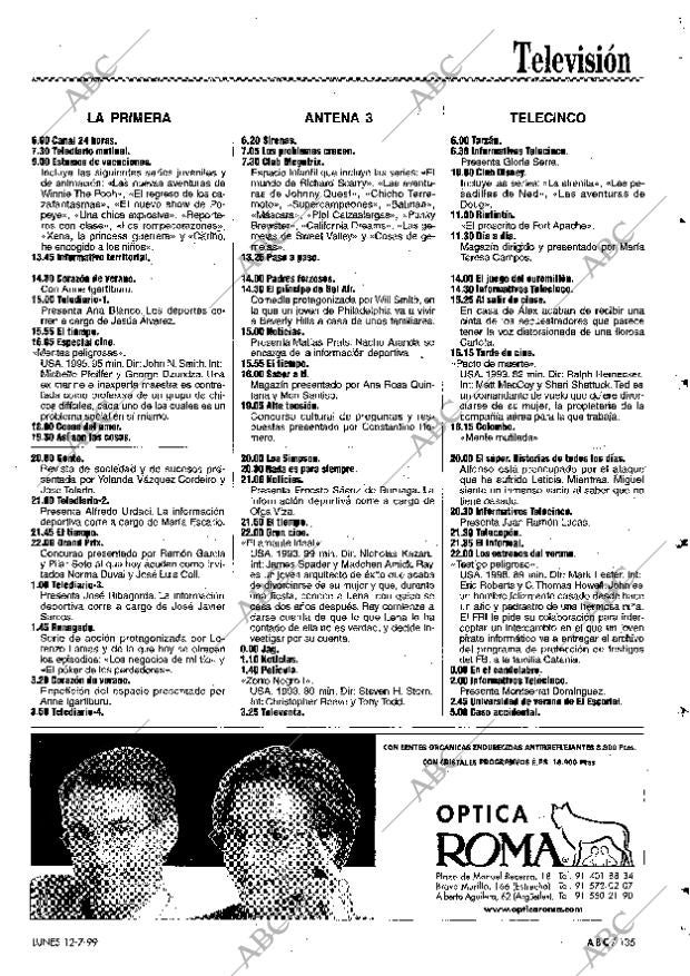 ABC MADRID 12-07-1999 página 135