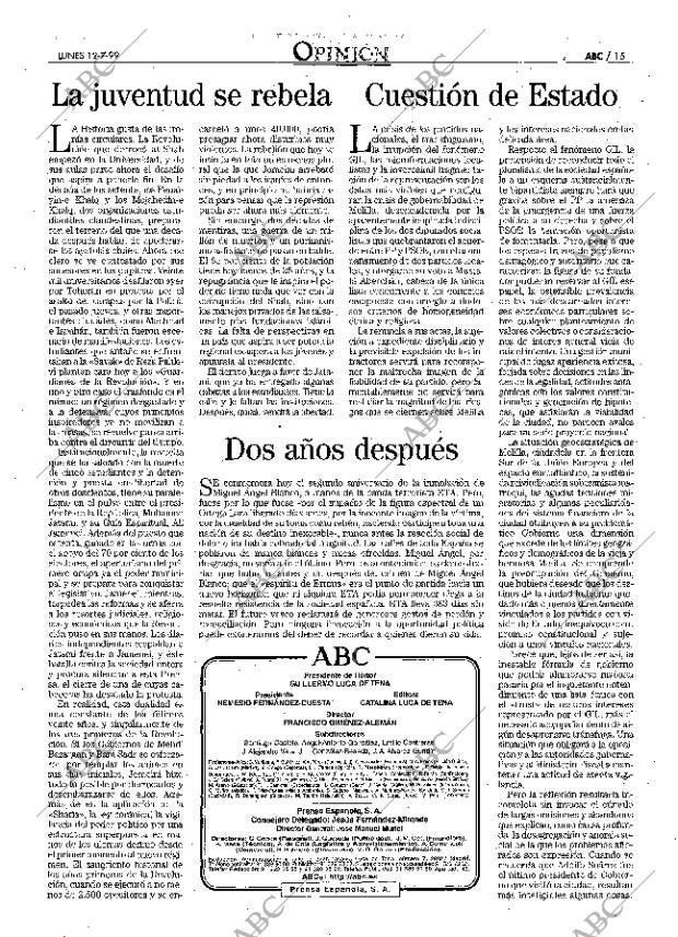 ABC MADRID 12-07-1999 página 15