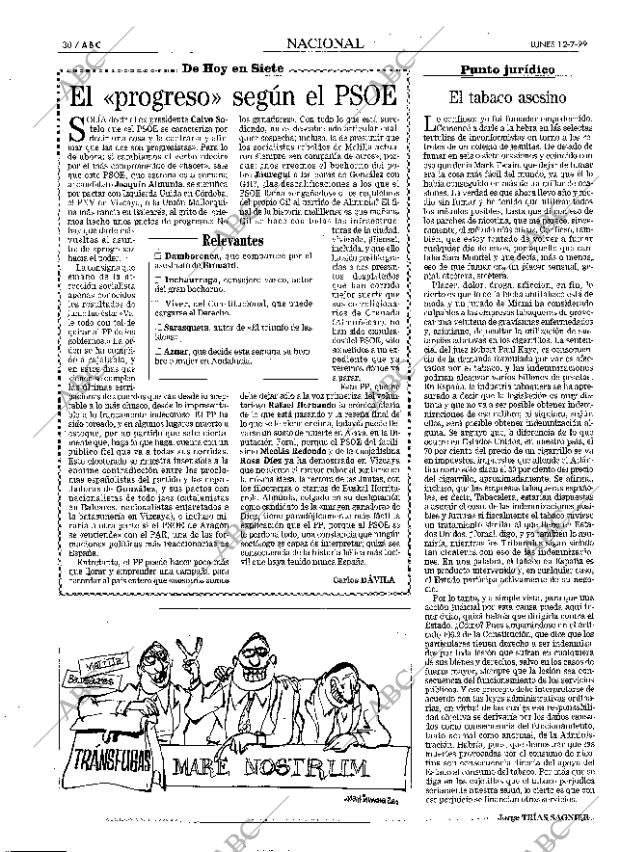 ABC MADRID 12-07-1999 página 30