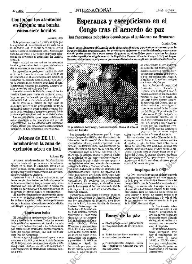 ABC MADRID 12-07-1999 página 42