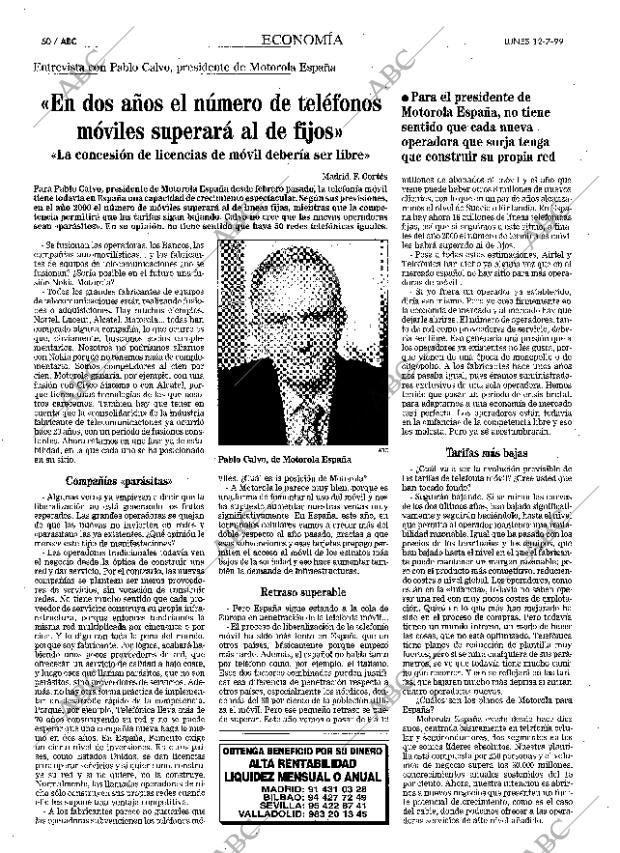 ABC MADRID 12-07-1999 página 50