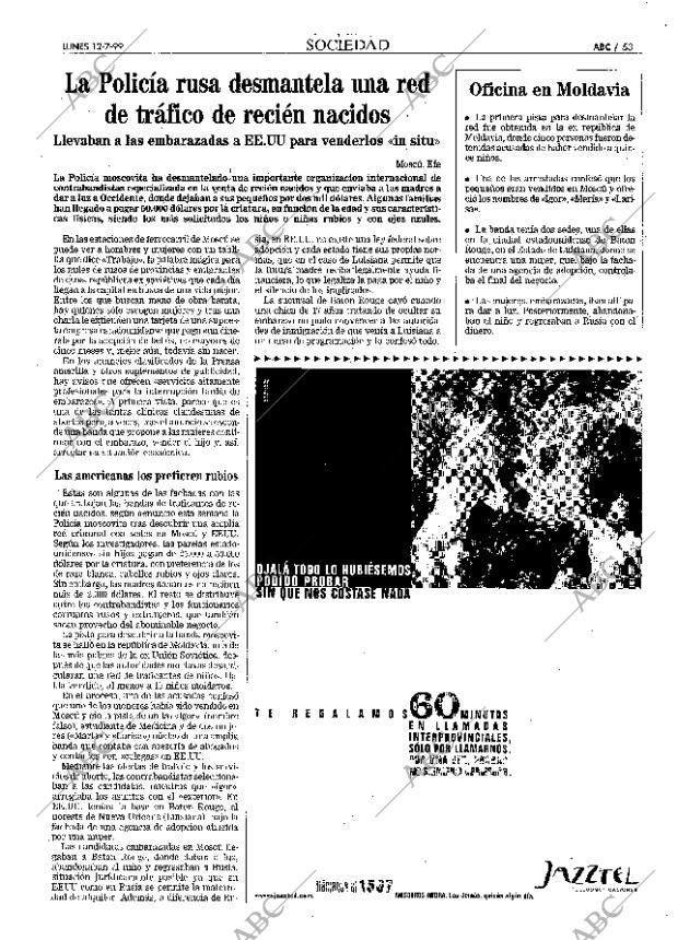 ABC MADRID 12-07-1999 página 53