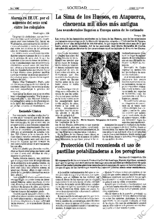 ABC MADRID 12-07-1999 página 54