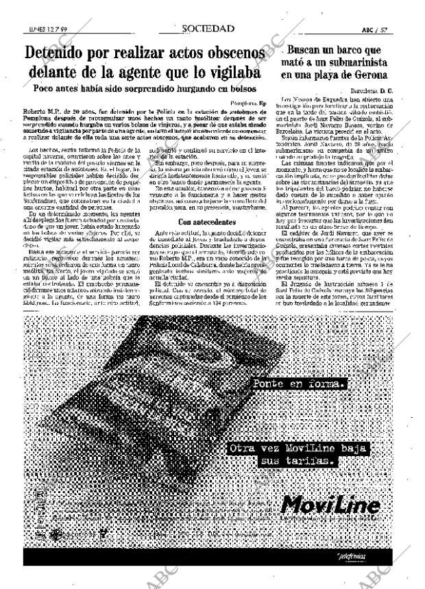 ABC MADRID 12-07-1999 página 57