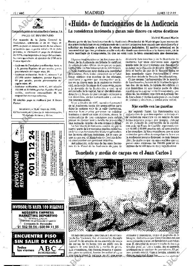 ABC MADRID 12-07-1999 página 72