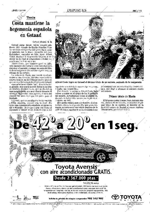 ABC MADRID 12-07-1999 página 93