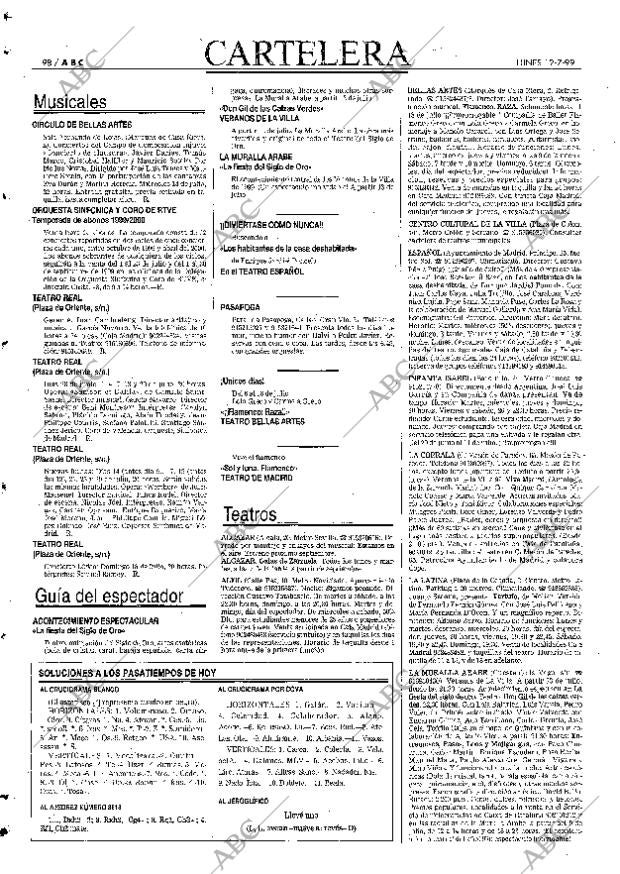 ABC MADRID 12-07-1999 página 98