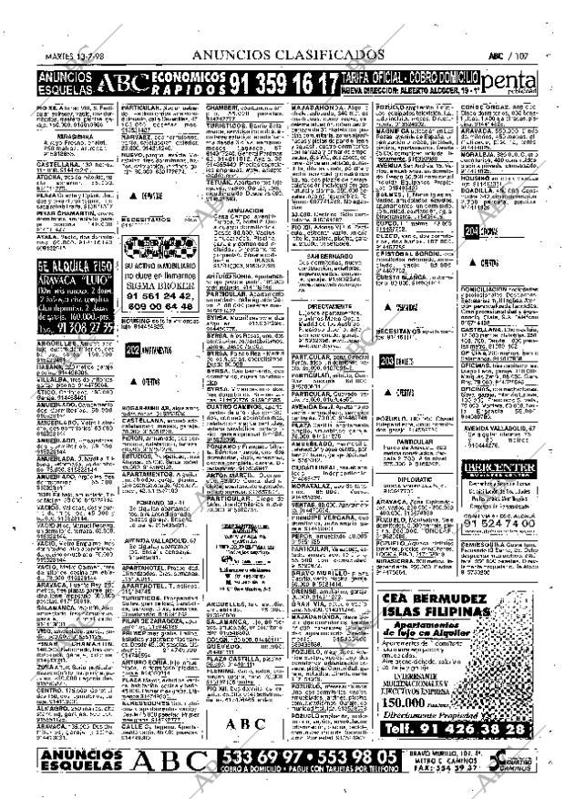 ABC MADRID 13-07-1999 página 107