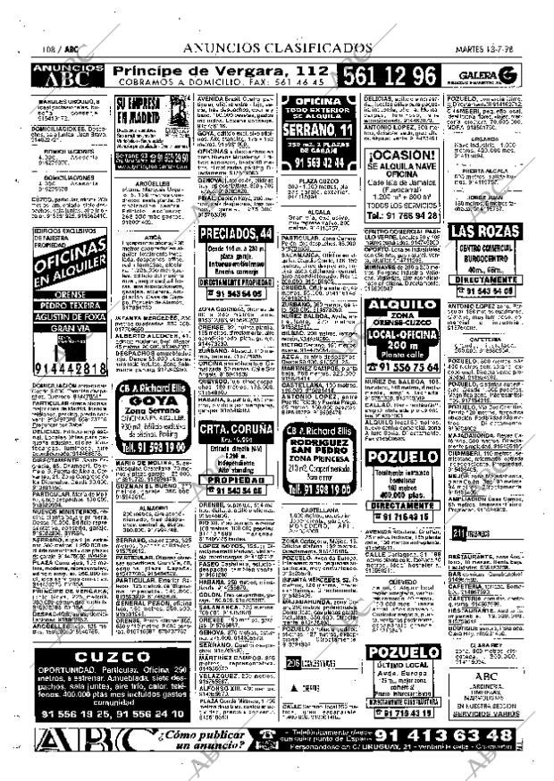 ABC MADRID 13-07-1999 página 108