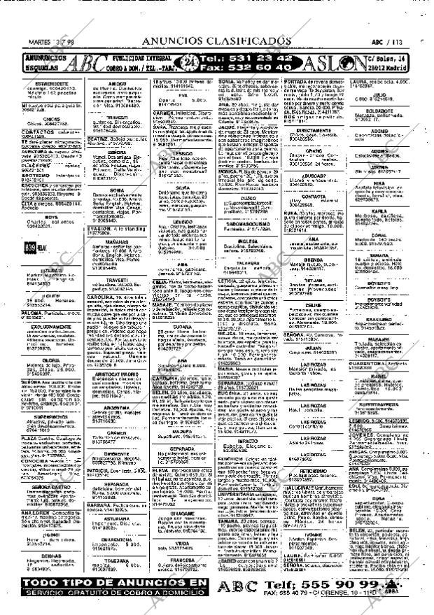 ABC MADRID 13-07-1999 página 113