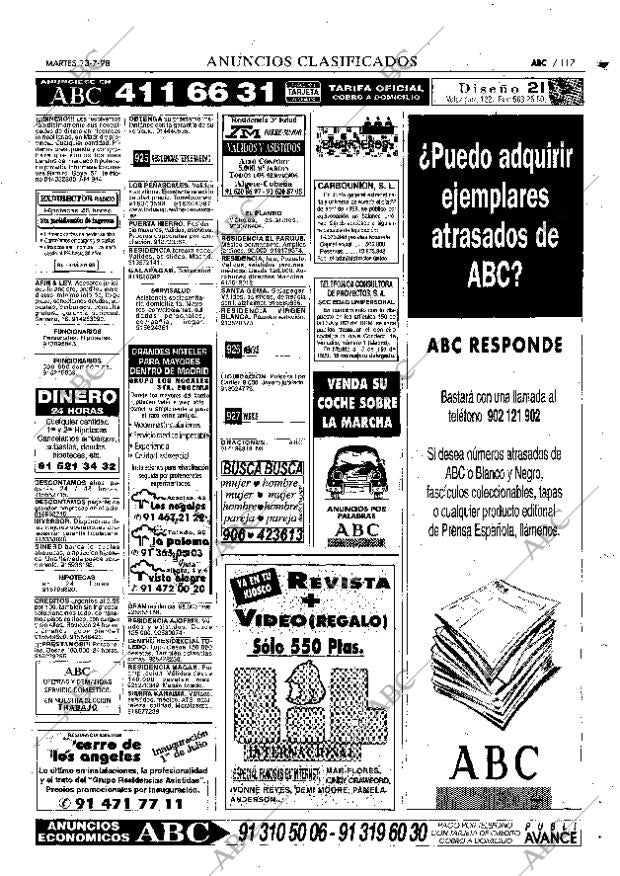 ABC MADRID 13-07-1999 página 117