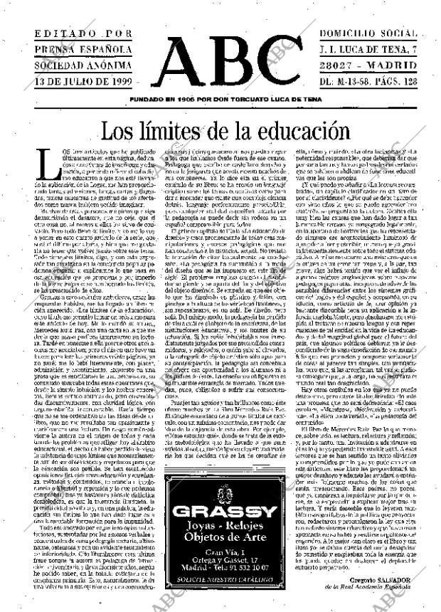 ABC MADRID 13-07-1999 página 3
