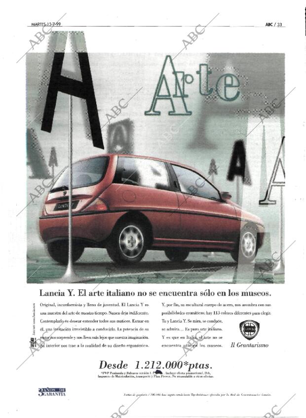ABC MADRID 13-07-1999 página 33