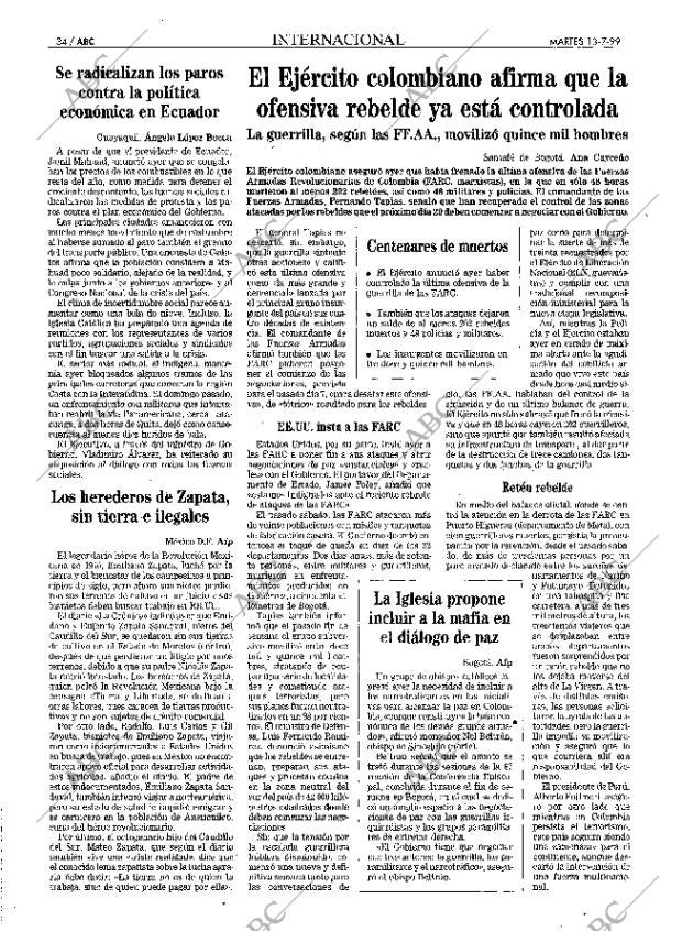 ABC MADRID 13-07-1999 página 34