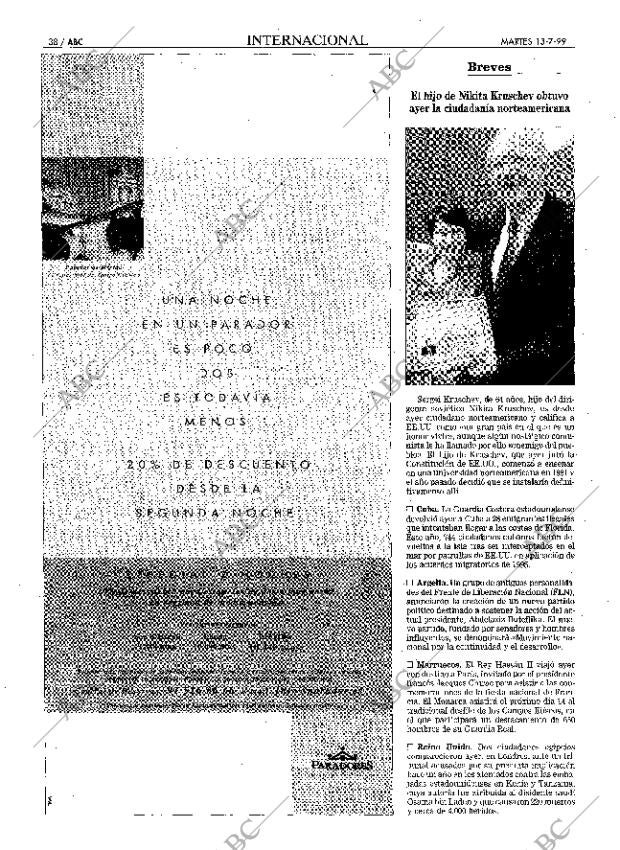 ABC MADRID 13-07-1999 página 38