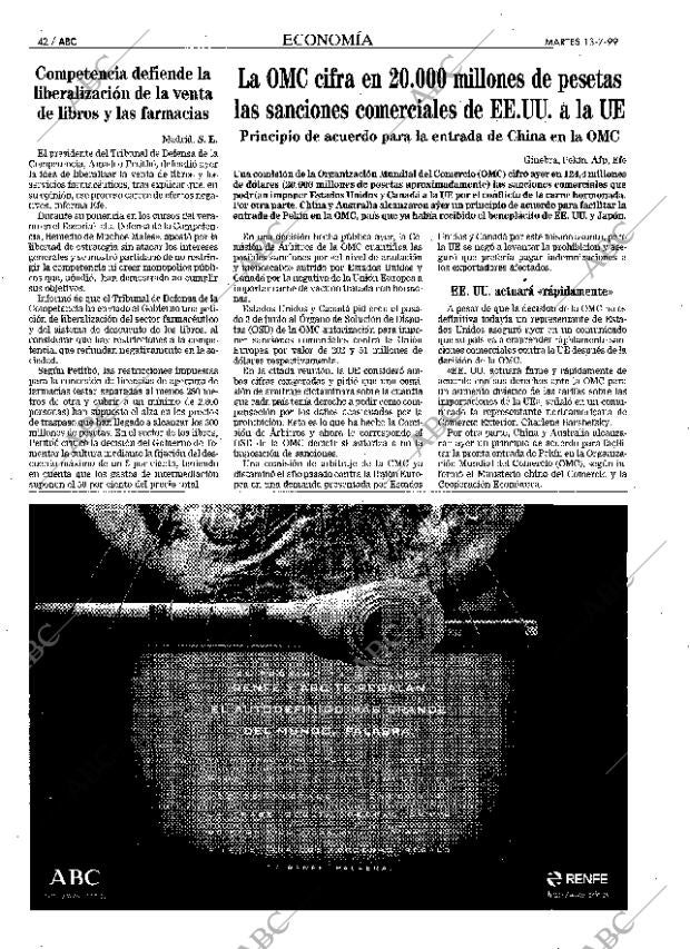 ABC MADRID 13-07-1999 página 42