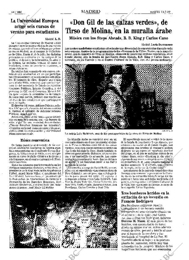ABC MADRID 13-07-1999 página 64