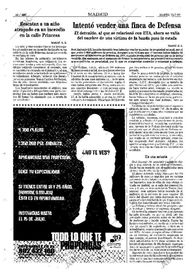 ABC MADRID 13-07-1999 página 66