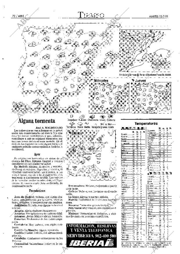 ABC MADRID 13-07-1999 página 72