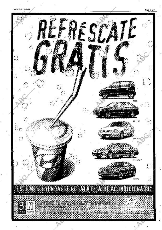 ABC MADRID 13-07-1999 página 77