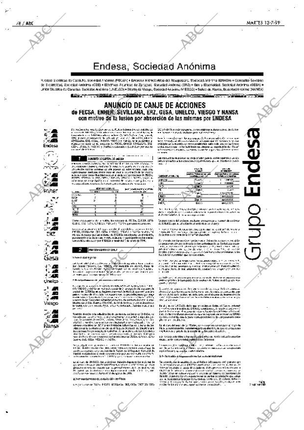 ABC MADRID 13-07-1999 página 78