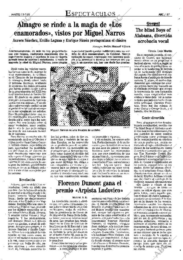 ABC MADRID 13-07-1999 página 87