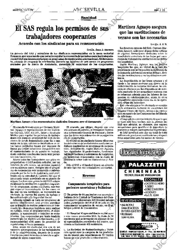 ABC SEVILLA 13-07-1999 página 55