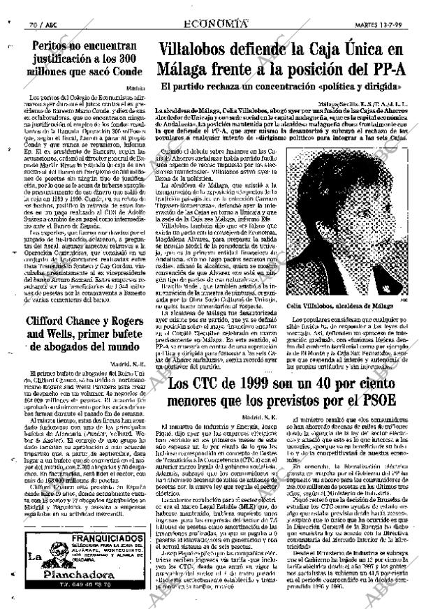 ABC SEVILLA 13-07-1999 página 70