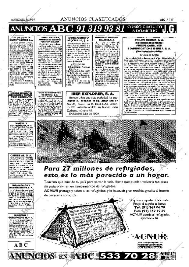 ABC MADRID 14-07-1999 página 117