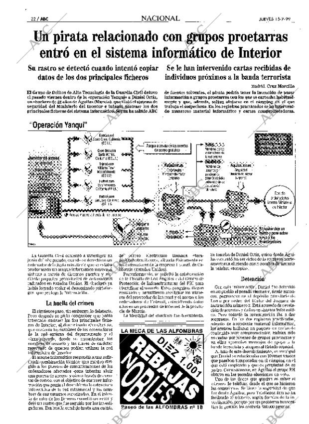 ABC MADRID 15-07-1999 página 22