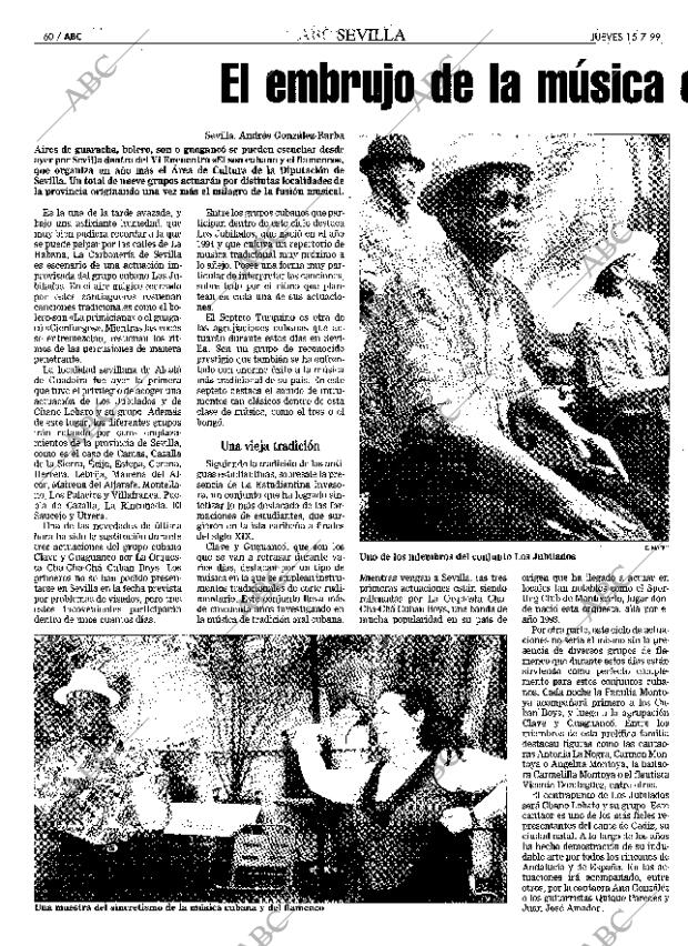 ABC SEVILLA 15-07-1999 página 60
