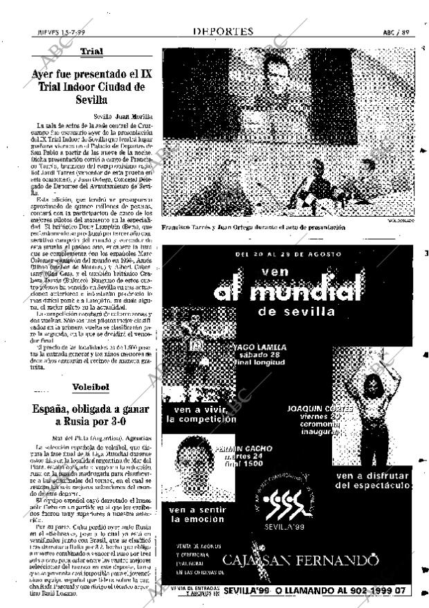 ABC SEVILLA 15-07-1999 página 89