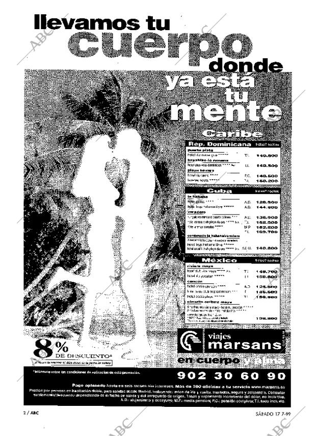 ABC MADRID 17-07-1999 página 2