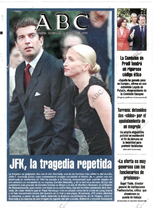 ABC MADRID 18-07-1999 página 1