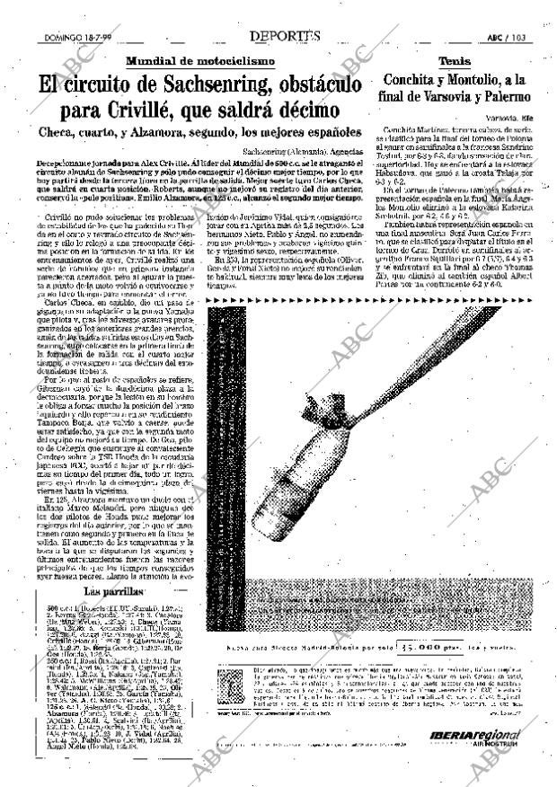 ABC MADRID 18-07-1999 página 103