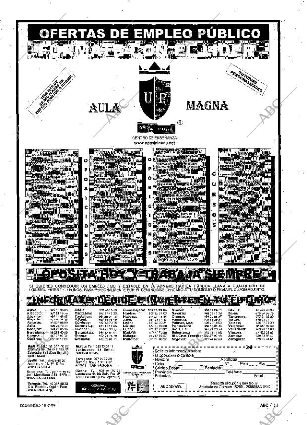 ABC MADRID 18-07-1999 página 11