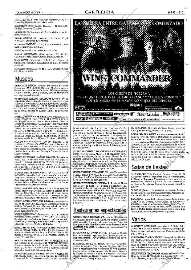ABC MADRID 18-07-1999 página 113
