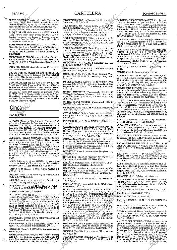 ABC MADRID 18-07-1999 página 114