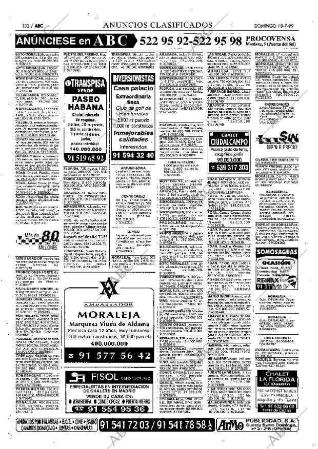ABC MADRID 18-07-1999 página 132