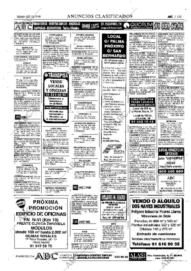 ABC MADRID 18-07-1999 página 133